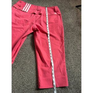 Adidas ClimaCool Pink Capri Pants Womens Size 10 Athletic Golf